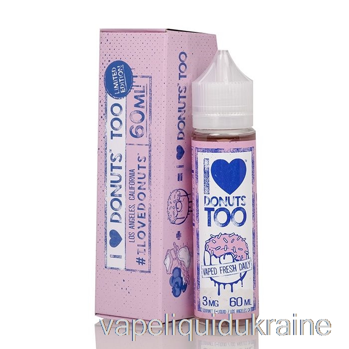 Vape Liquid Ukraine I Love Donuts - Mad Hatter Juice - 60mL 0mg